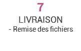 7 Livraison - Remise des fichiers 