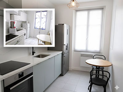 Simulation IA Cuisine moderne